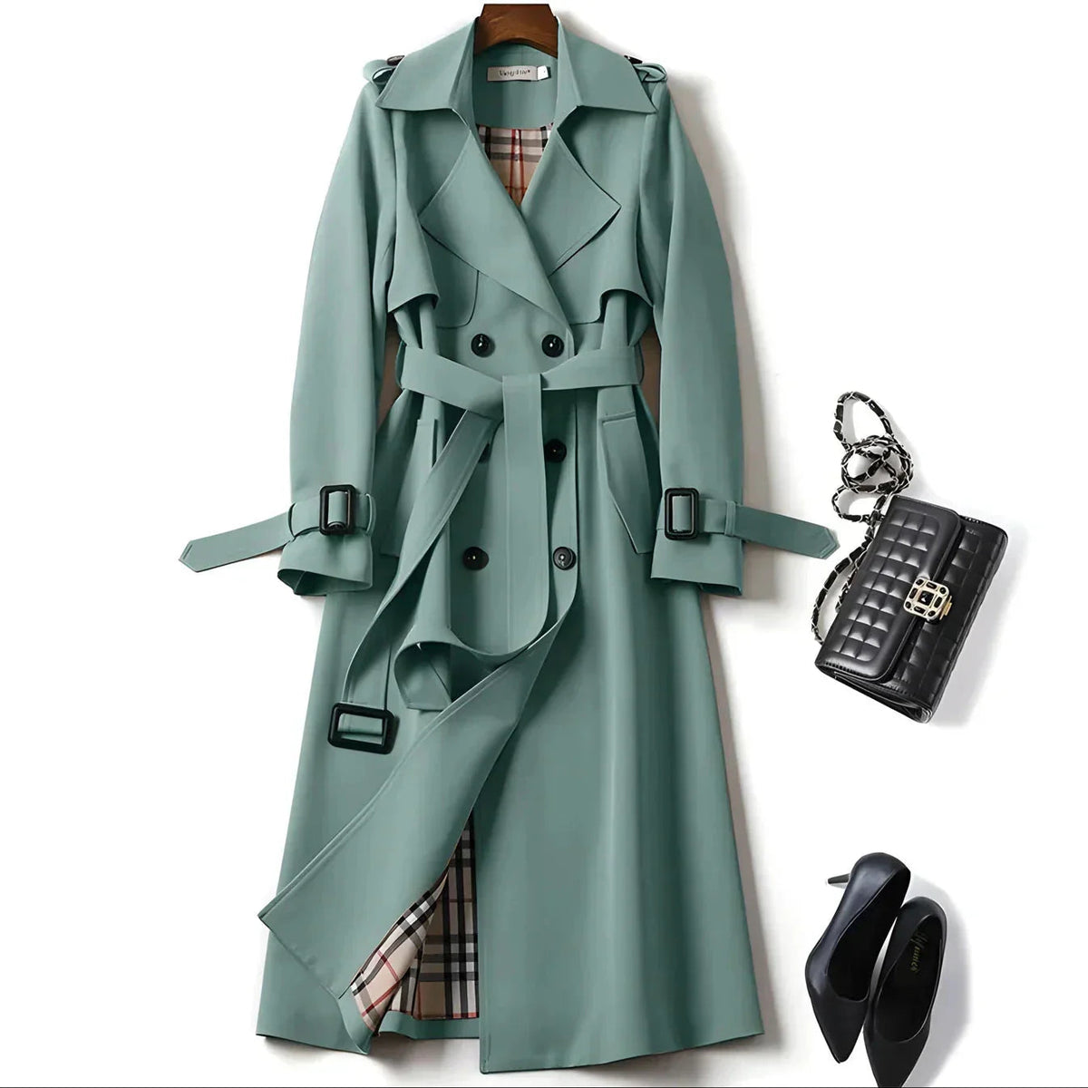 Jade - Women's Chic Tailored Trench Coat - photo 3