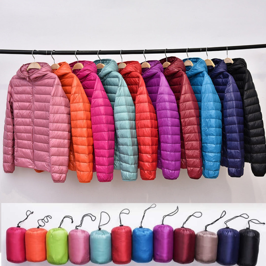Women's Hooded Puffer Zip-Up Outdoor Jacket - photo 15