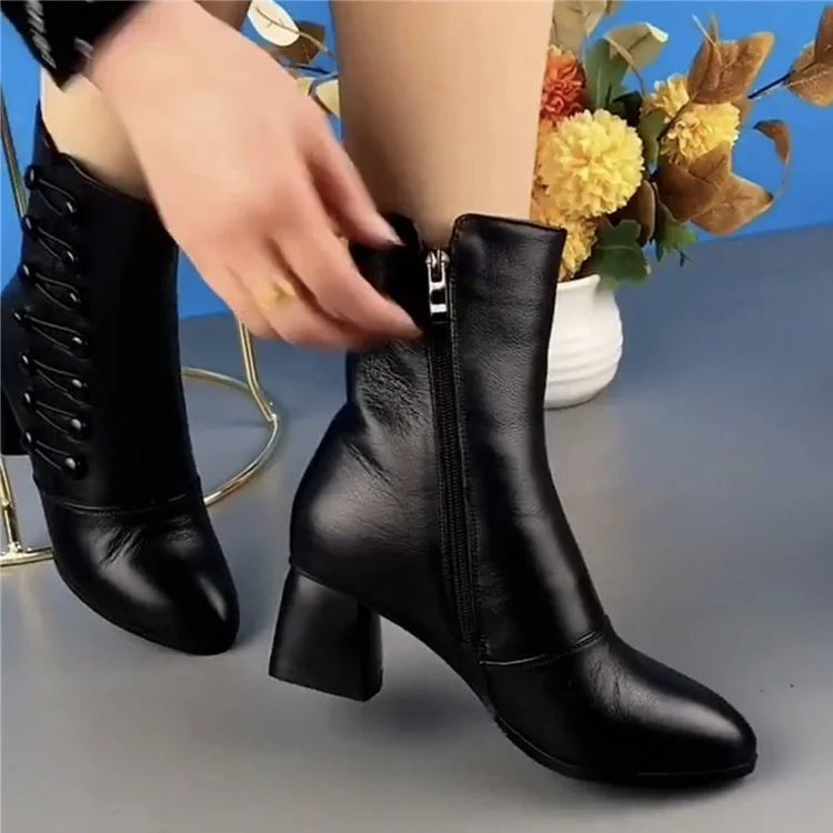 Valentina - Women's Boots with Zip Front - photo 2