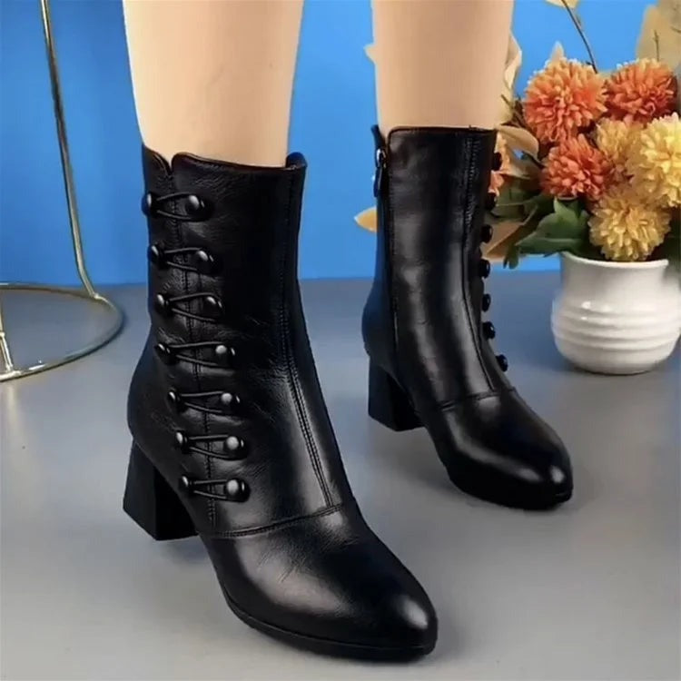 Valentina - Women's Boots with Zip Front - photo 5