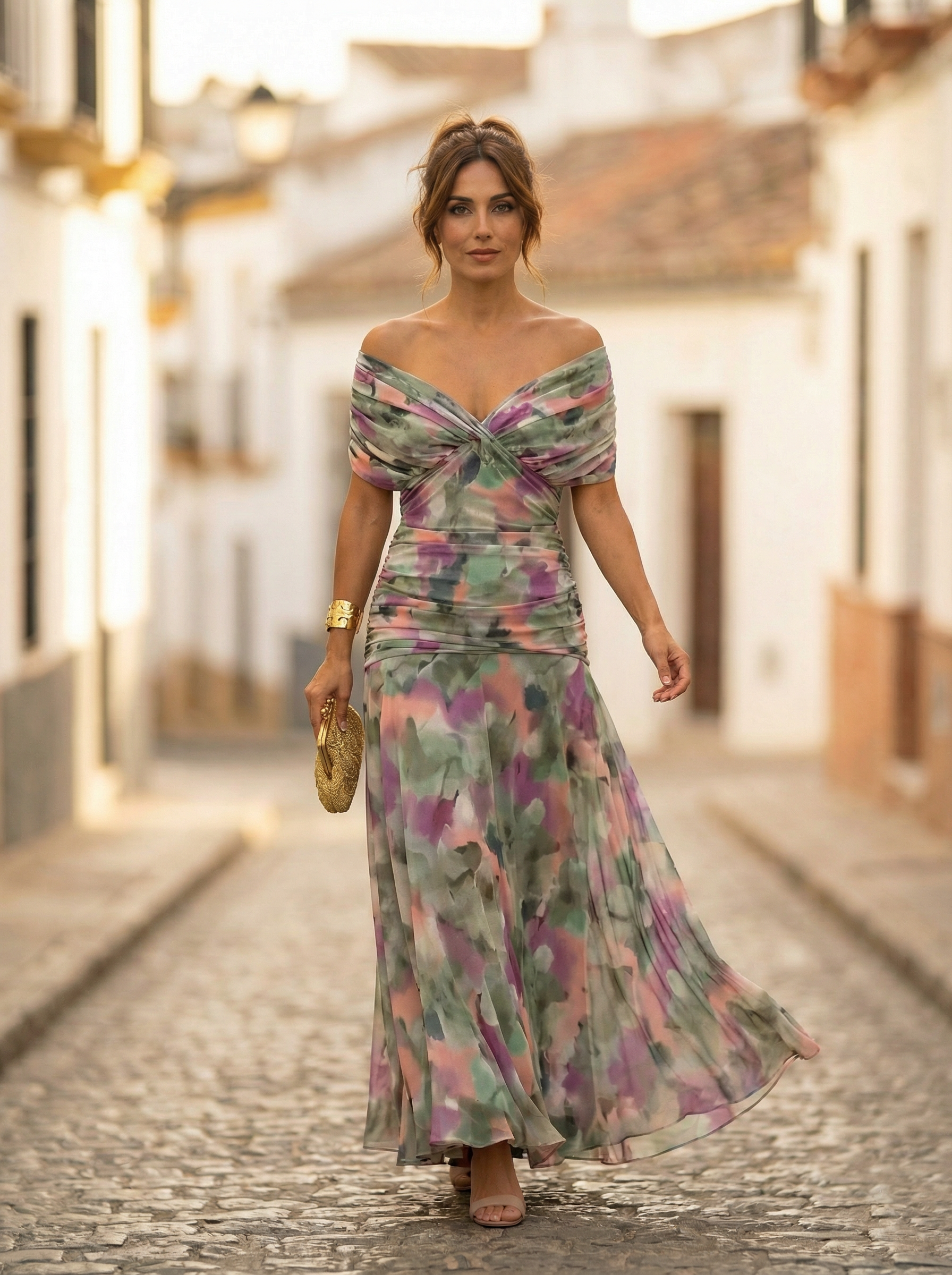 Women's Bardot Off-Shoulder Long Evening Dress - photo 7