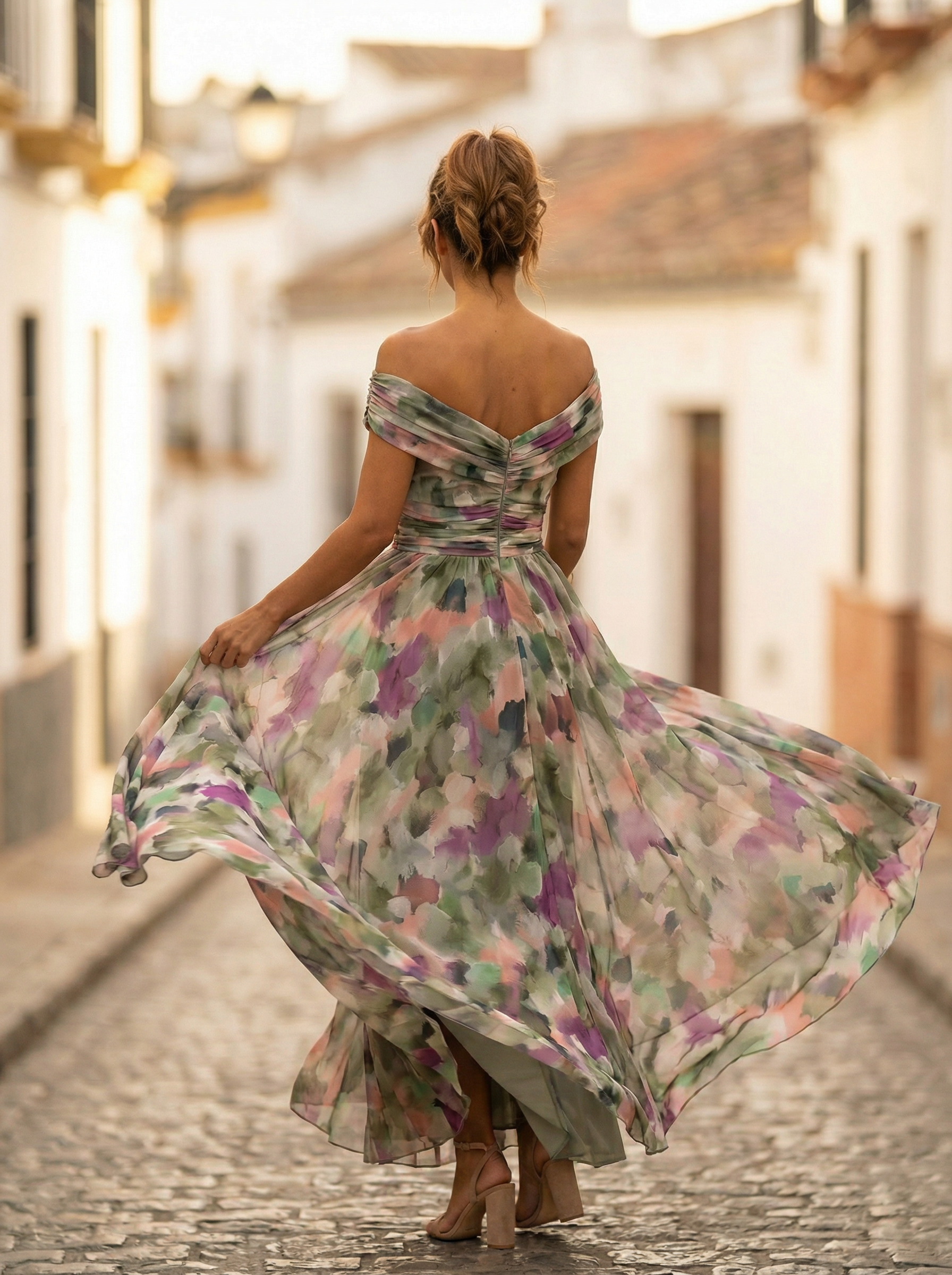 Women's Bardot Off-Shoulder Long Evening Dress - photo 9