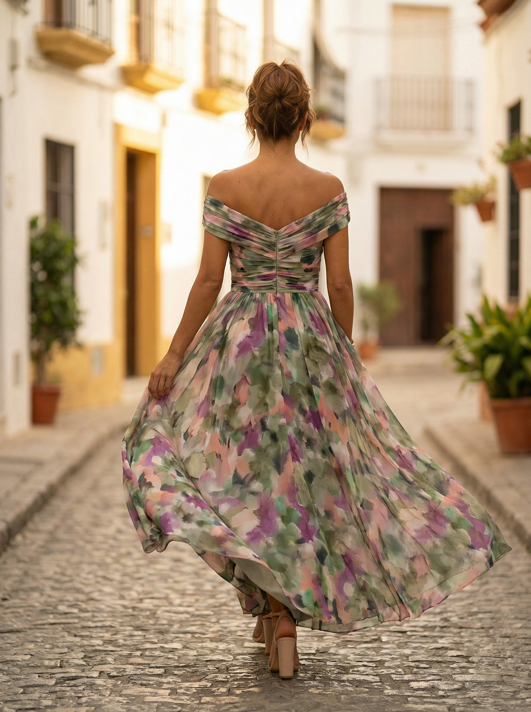 Women's Bardot Off-Shoulder Long Evening Dress - photo 11