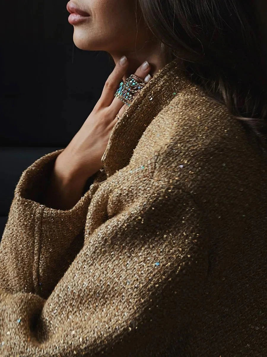 Elena - Chic women's jacket with sequins and an elegant cut - photo 20