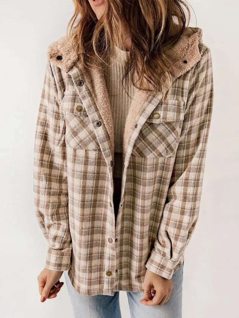 Viola - Women's Jacket with Button Front and Side Pockets
