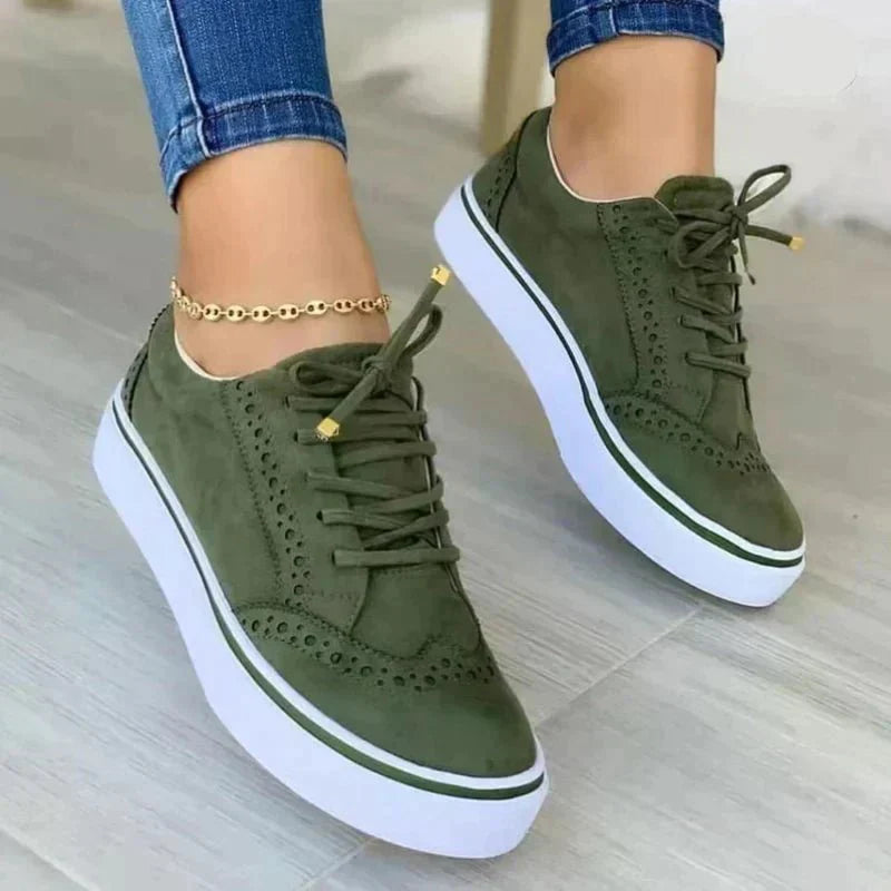 Women's Brown Wide Fit Comfort Shoes for Swollen Feet - photo 2