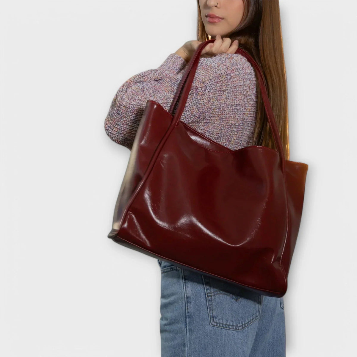 Anca - Women's Tote Bag with Open Top