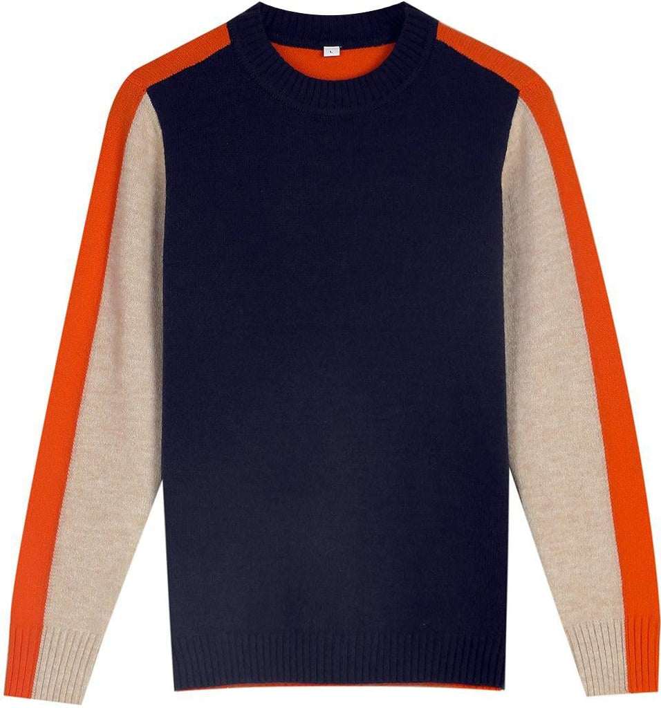 Women's Contrast Sleeve Knit Sweater - photo 5