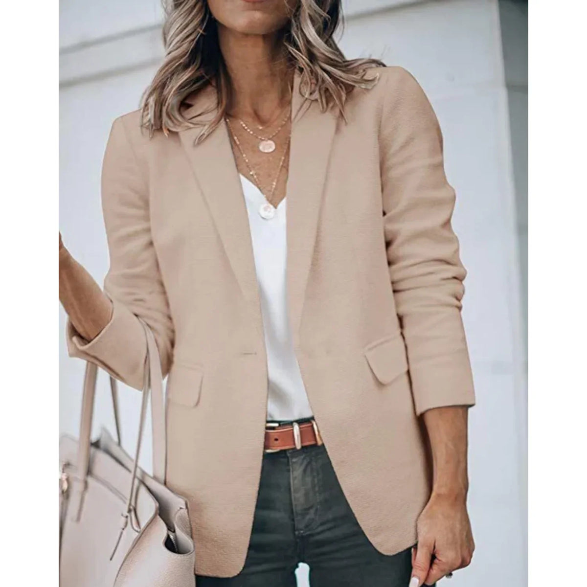 Livia - Women's Tailored Blazer with Notched Lapels
