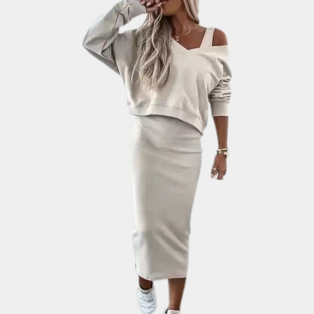 Tina – elegantní dámské svetrové šaty z měkkého úpletu