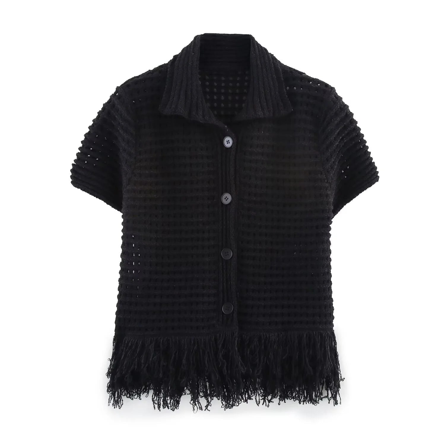 Diane - Women's Knitted Co Ord Set with Tassel Detail