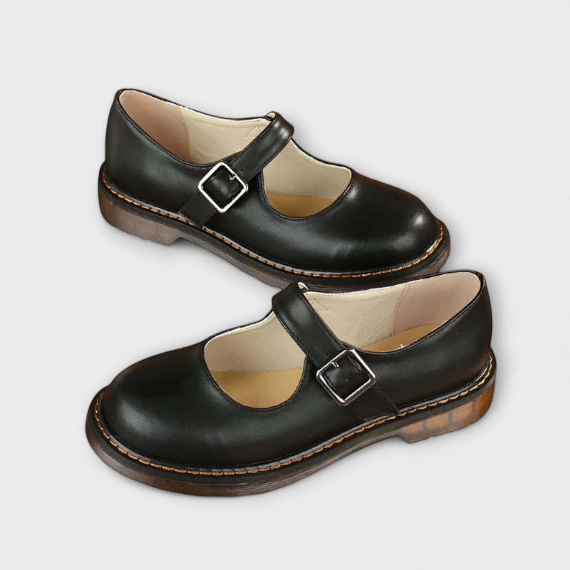 Claire - Scarpe ortopediche da donna stile Mary Jane con cinturino e fibbia