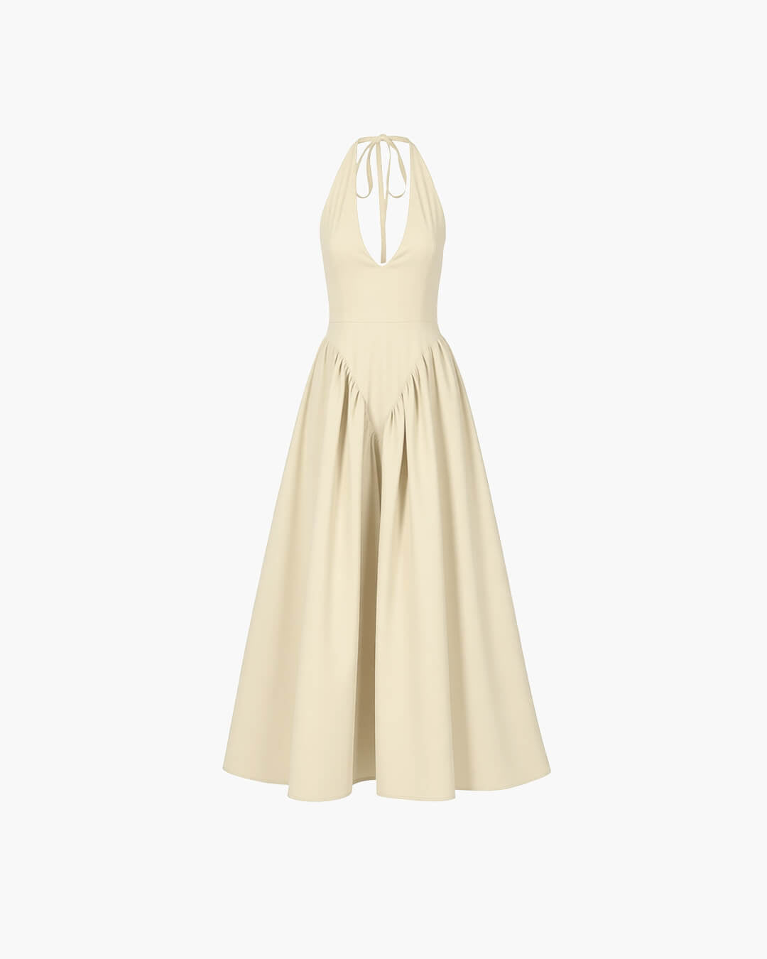 Linda – Rochie maxi de damă cu decolteu adânc