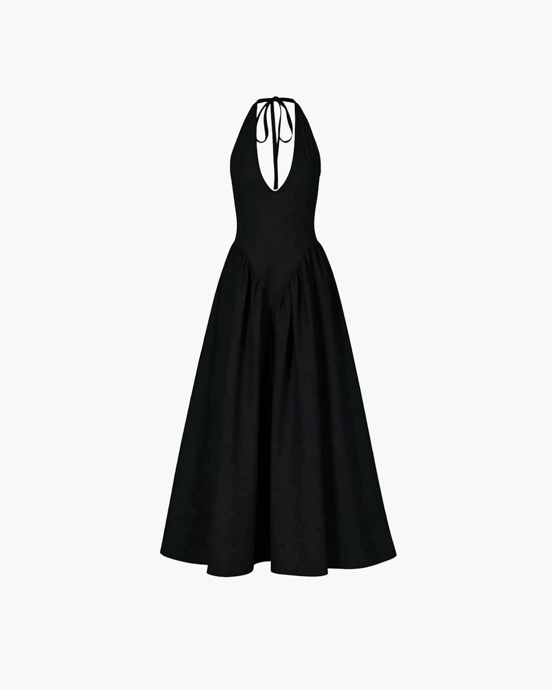 Linda – Rochie maxi de damă cu decolteu adânc