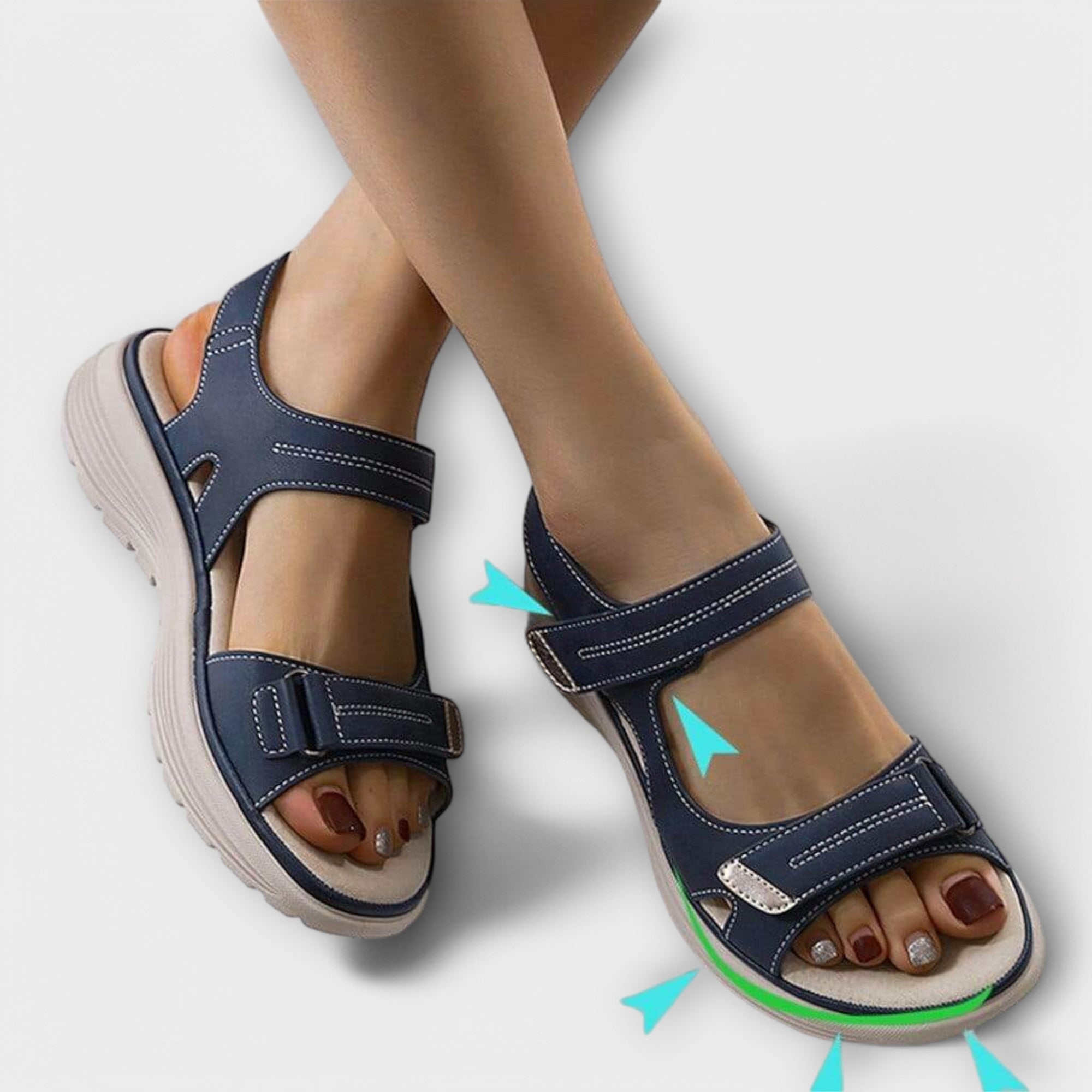 Nally - Women's Orthopedic Comfort Sandals - photo 2