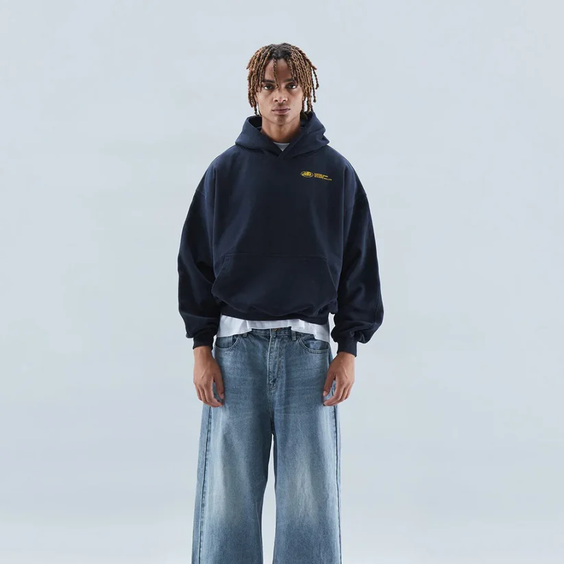 Women's Oversized Hoodie with Back Print - photo 3