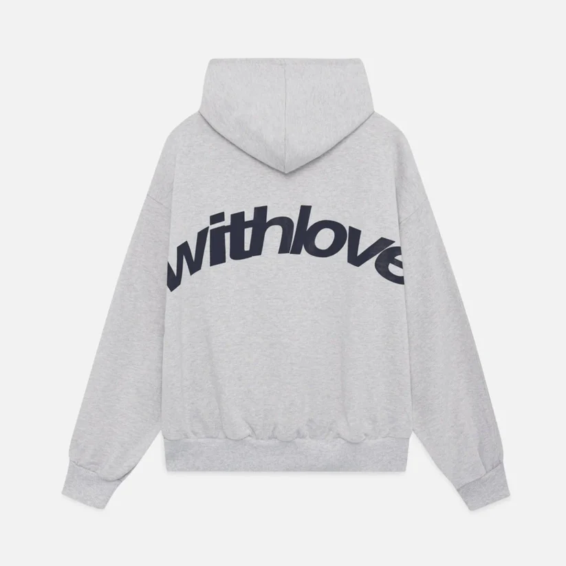 Women's Oversized Hoodie with Back Print - photo 5