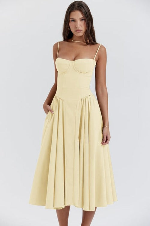 Tammy - Women's Structured Midi Dress - photo 5