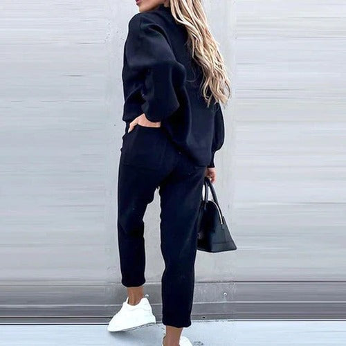 Women's Two-Piece Loungewear Set for Autumn Days - photo 6