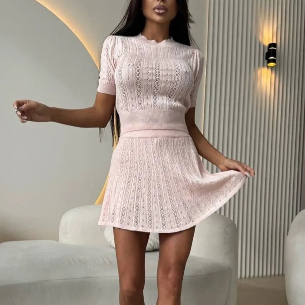 Nicola - Tailleur da donna a due pezzi con giacca aderente e gonna