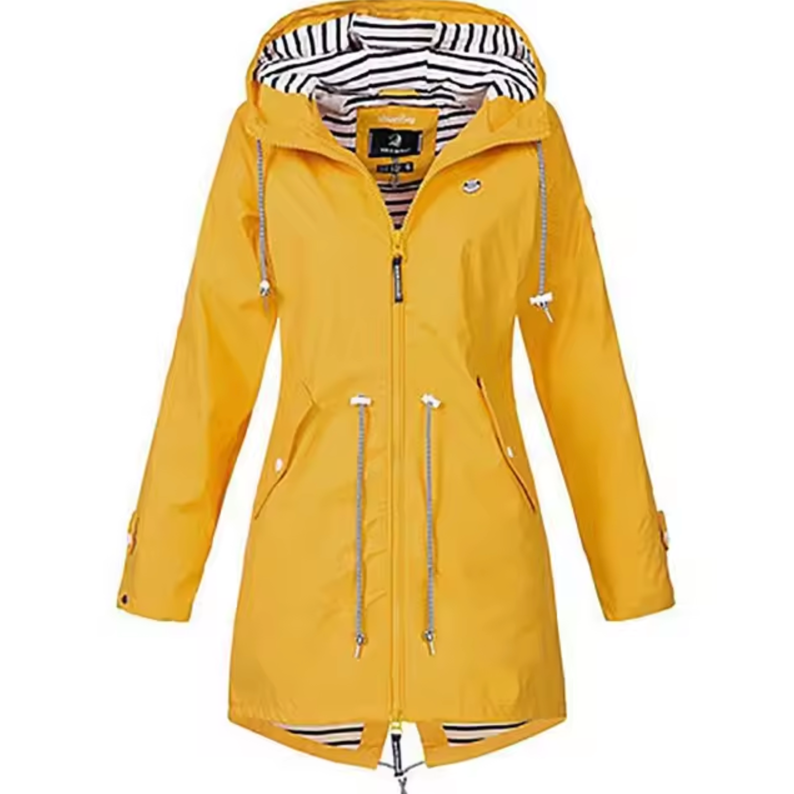 Women's Waterproof Parka Coat with Adjustable Waist - photo 5