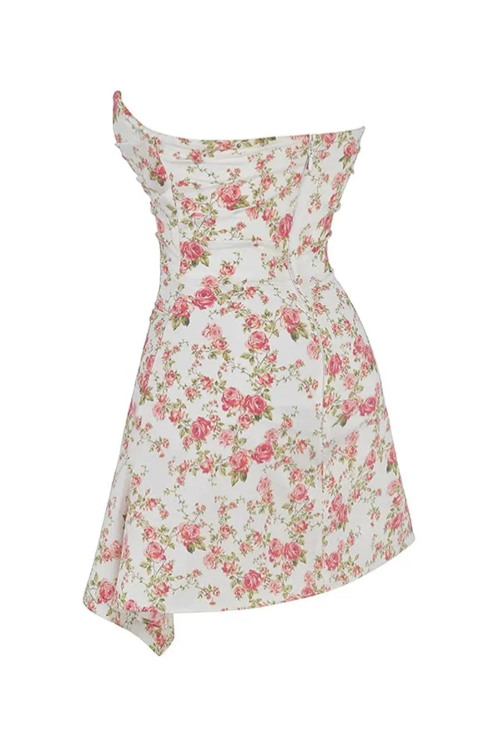 Women's Floral Strapless Corset Mini Dress - photo 11