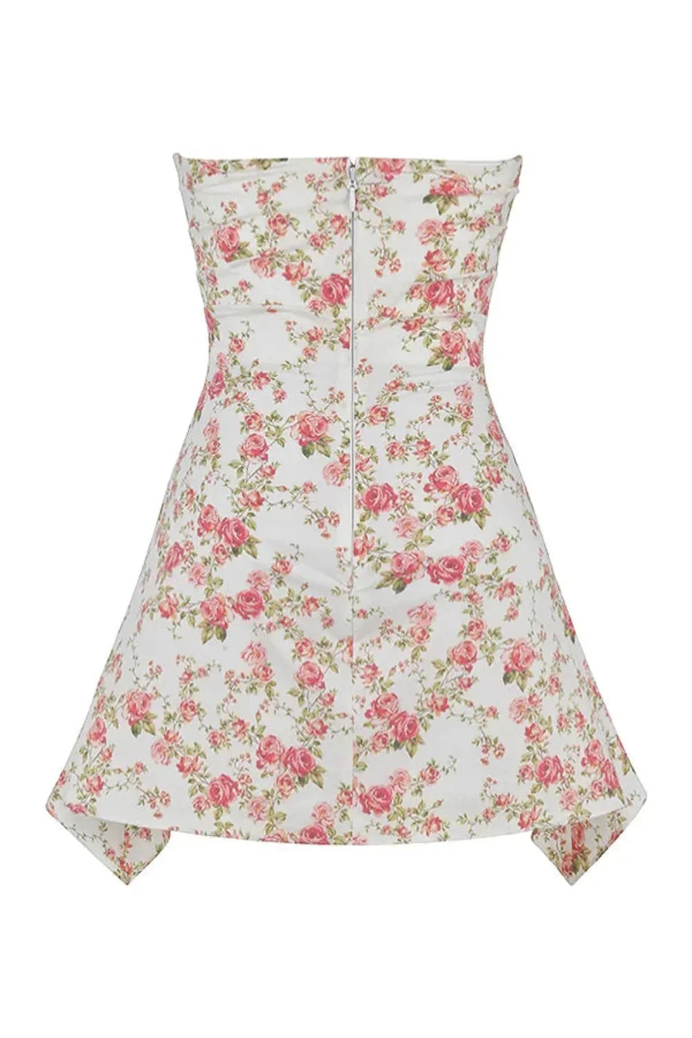 Women's Floral Strapless Corset Mini Dress - photo 9