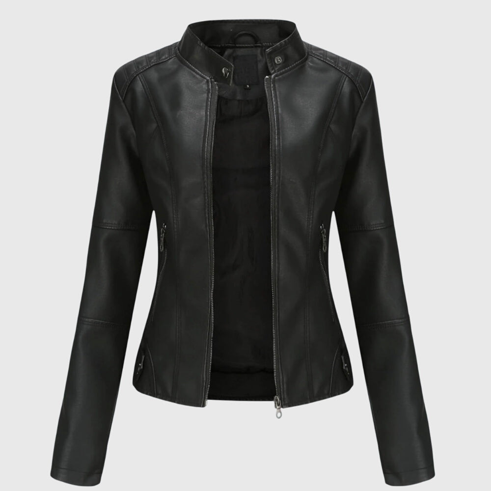 Giorgina - Giacca in pelle elegante da donna
