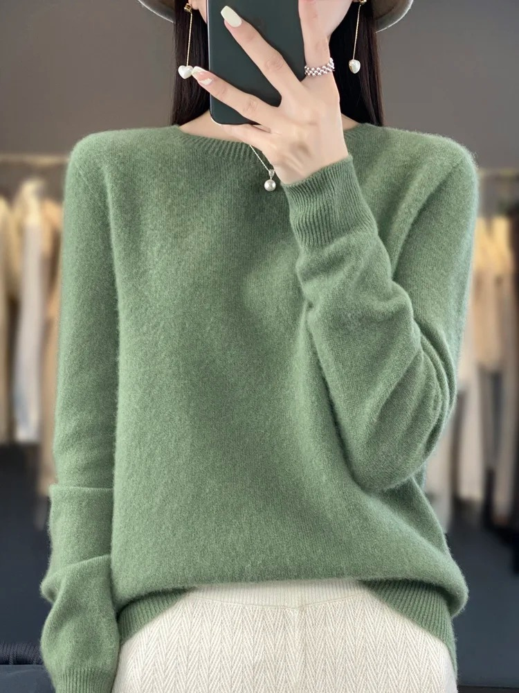 Women's Luxe Soft-Knit Crew Neck Sweater - photo 9