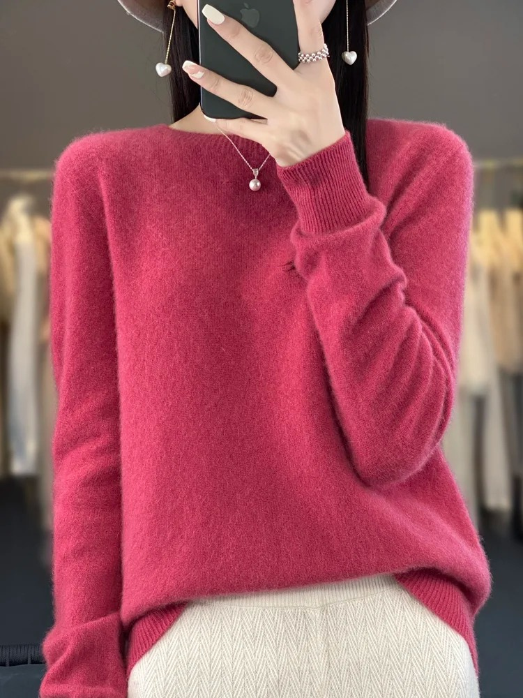 Women's Luxe Soft-Knit Crew Neck Sweater - photo 17