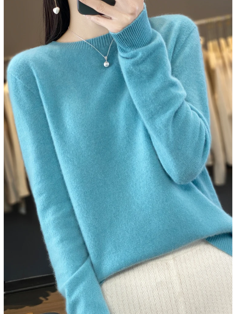Women's Luxe Soft-Knit Crew Neck Sweater - photo 5