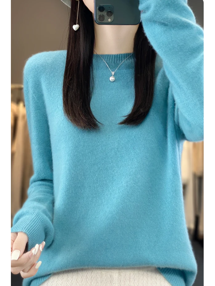 Women's Luxe Soft-Knit Crew Neck Sweater - photo 6