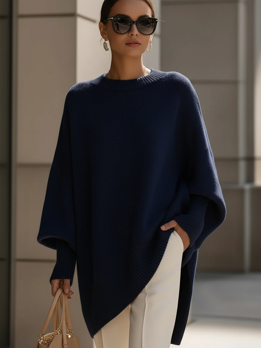 Women's Oversized Knit Pullover for Warm Layering - photo 3