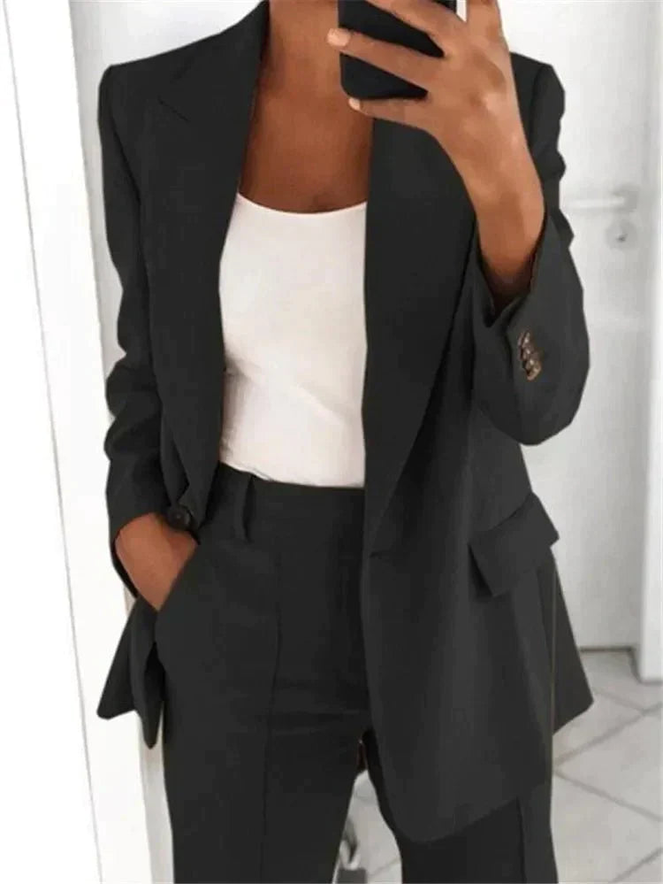 Women's Tailored Blazer and Trouser Two Piece Suit - photo 5