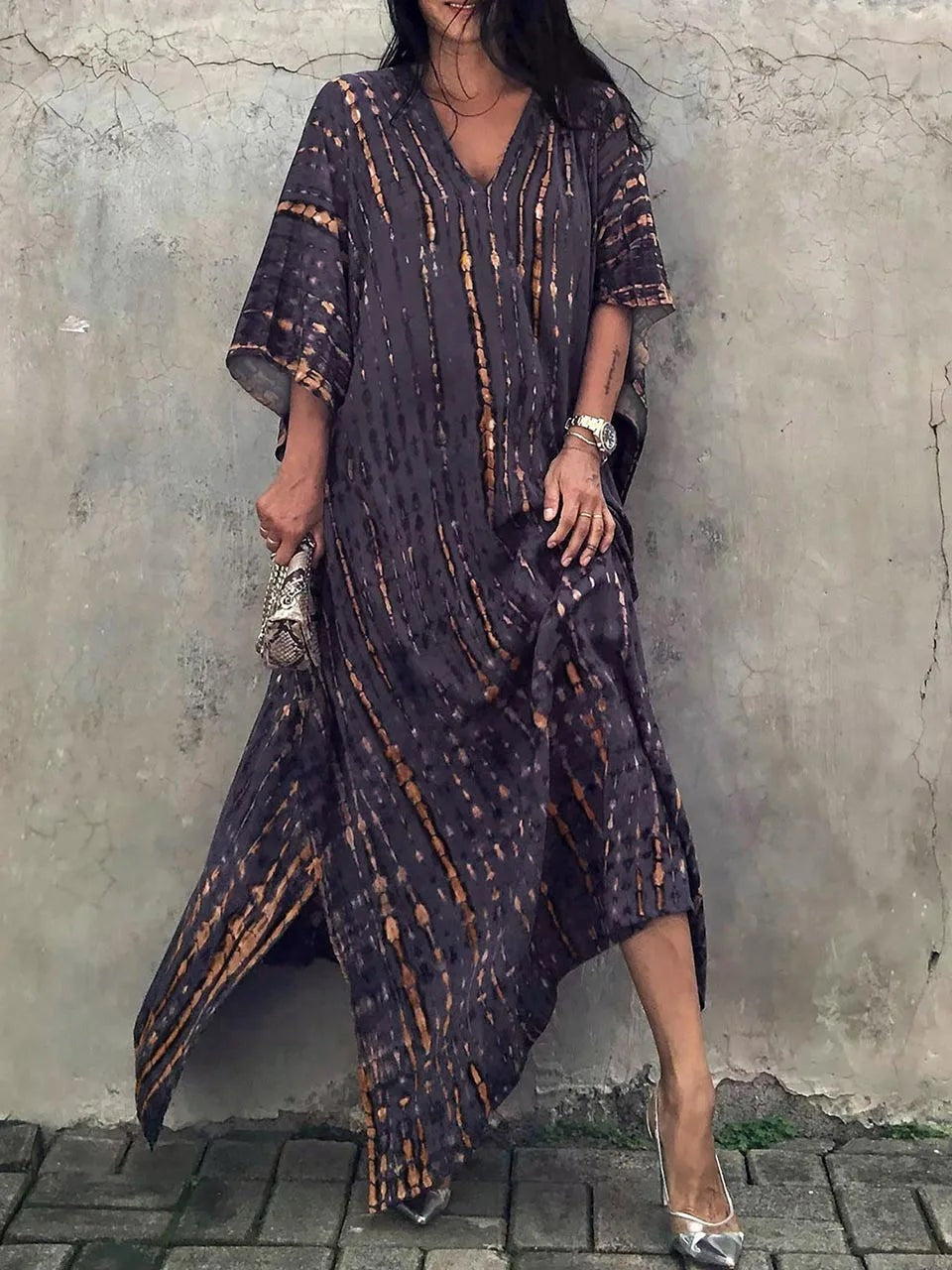 Kayla - Women's Caftan Maxi Summer Dress - photo 15