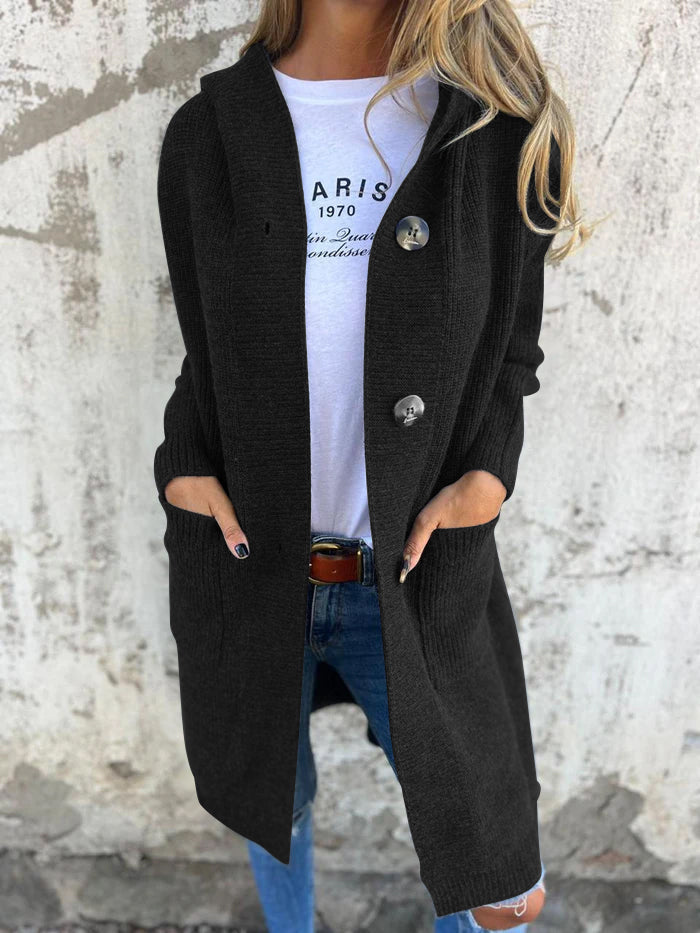 Cardigan morbido con bottoni – Stile disinvolto e comfort