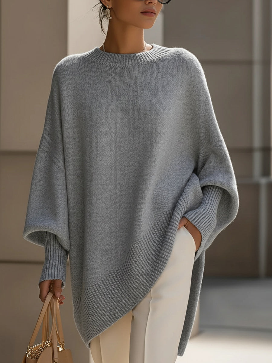 Women's Oversized Knit Pullover for Warm Layering - photo 5