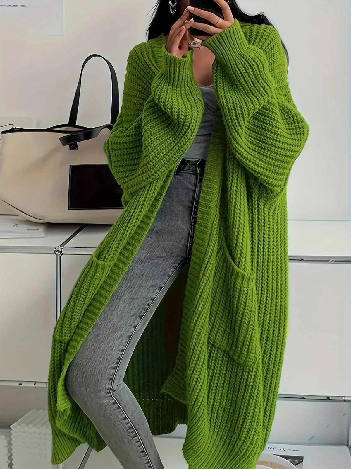Women's Long Oversized Cardigan