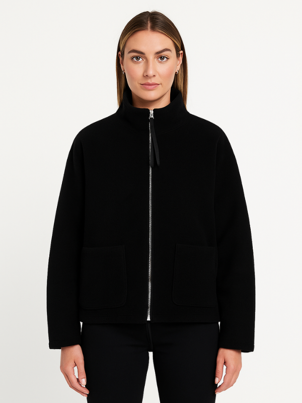 Daphne - Giacca in pile Sherpa oversize da donna ultra morbida ed elegante per la stagione fredda