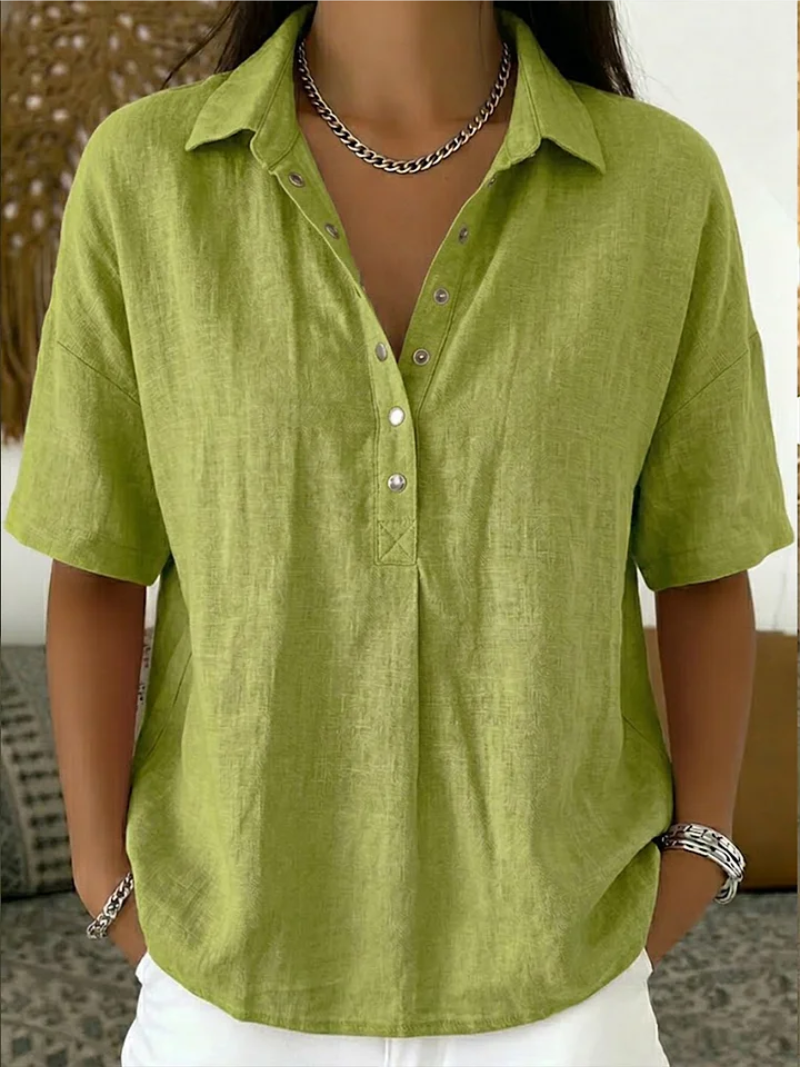 Viorica - Women's Shirt with Classic Collar