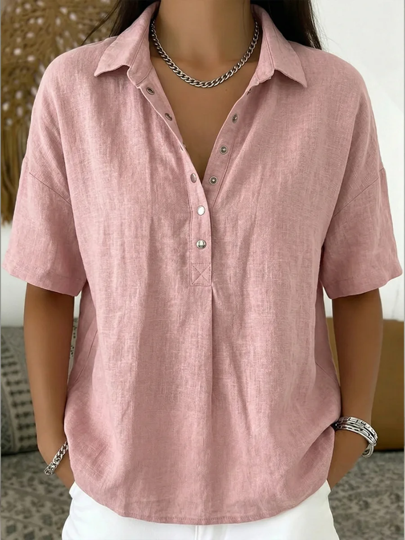 Viorica - Women's Shirt with Classic Collar