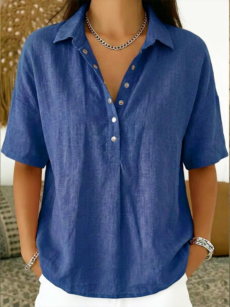 Viorica - Women's Shirt with Classic Collar