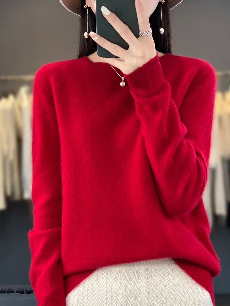 Women's Luxe Soft-Knit Crew Neck Sweater - photo 15