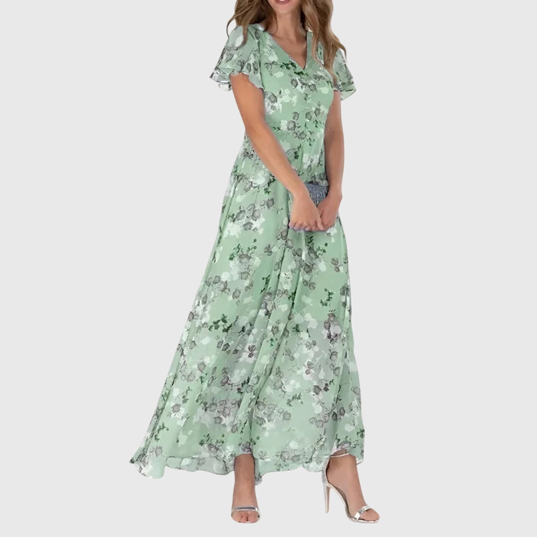 Lola - Rochie midi înfășurată pentru femei