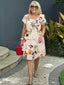 Sara | Women's Elegant Ruffled Floral Dress