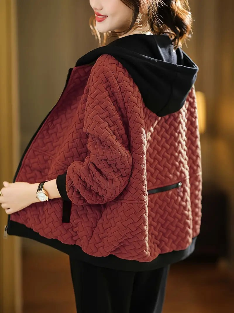 Mirelle - Lightweight Quilted Hoodie Coat for Women - photo 2