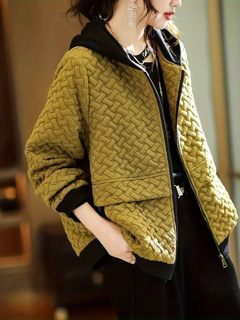 Mirelle - Lightweight Quilted Hoodie Coat for Women - photo 4