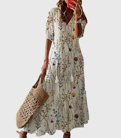 Abito lungo Boho Vintage da donna