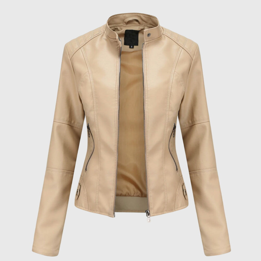 Giorgina - Giacca in pelle elegante da donna