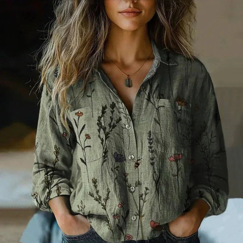 Women's Button-Down Shirt with Comfortable Fit - photo 2
